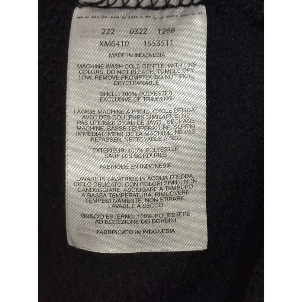 Columbia Mens XL Black Quarter Zip Fleece Pullover Jacket XM6410 Pocket - Picture 8 of 8
